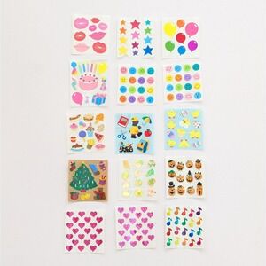 Sandylion Sticker Lot Prismatic Holiday School Birthday Music Easter Halloween